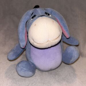 Vintage Gund Disney Baby Eeyore Plush Rattle Toy Winnie The Pooh Infant Toy‎ NWT